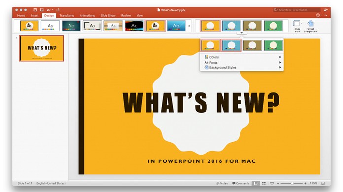 latest powerpoint update for mac