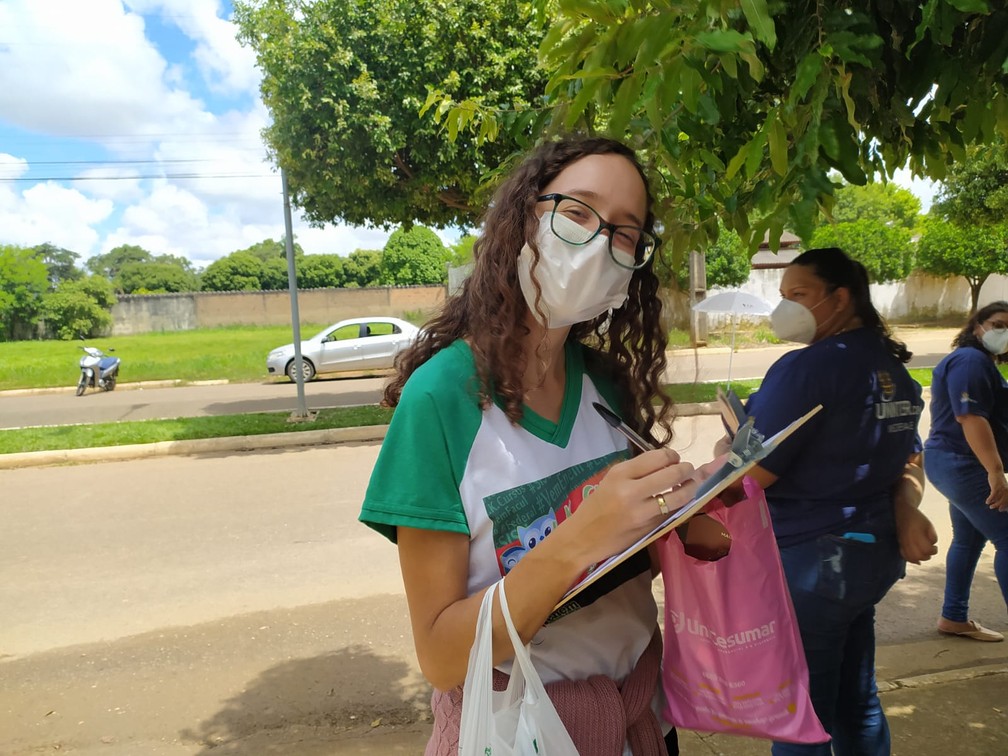 Enem 2021 em Rondônia: Lara Rodrigues tenta curso de medicina e faz a prova em Ariquemes — Foto: Rinaldo Moreira/Rede Amazônica