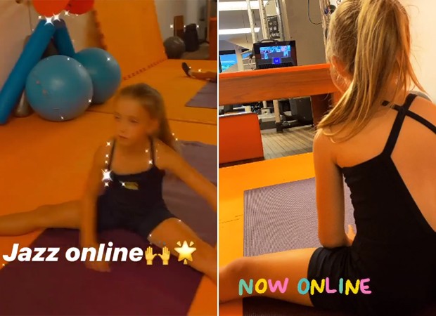 Eva faz aula de dança por meio de videoconferência (Foto: Reprodução / Instagram)