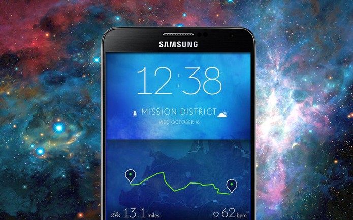 Galaxy S5 terá tela QHD, com resolução de 1.440 por 2.560 pixels (Foto: Arte / TechTudo)