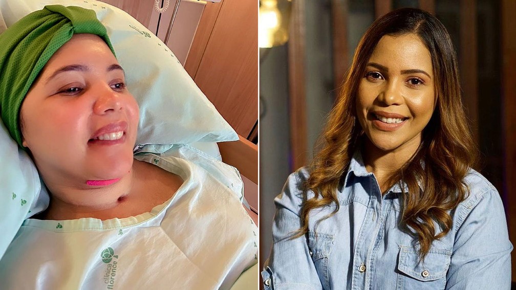 Amanda Wanessa ficou 642 dias no hospital após grave acidente de carro; cantora comemorou a alta neste sábado (8) — Foto: Reprodução/Instagram/Amanda Wanessa