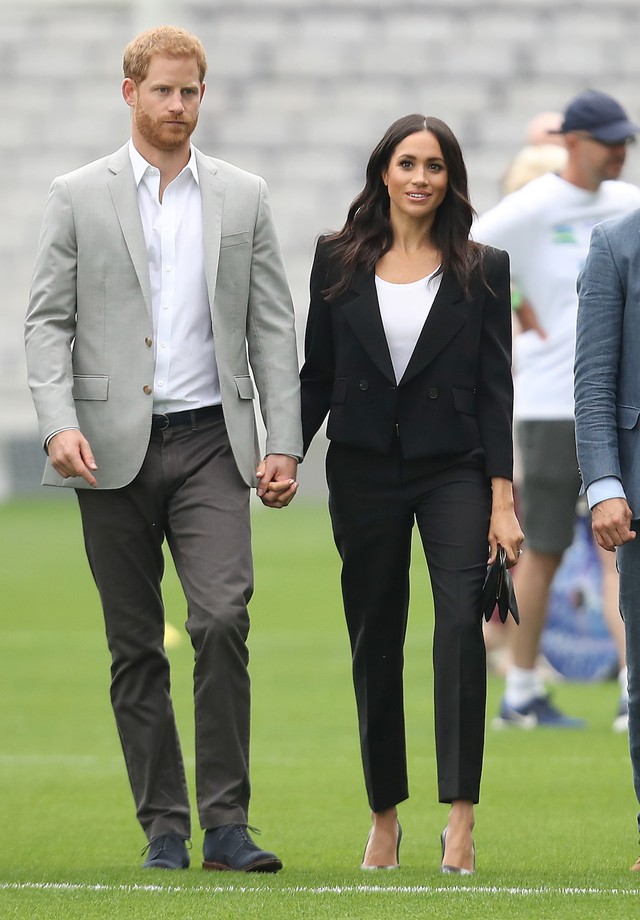 Príncipe Harry e Meghan Markle em visita ao Croke Park, na Irlanda (Foto: Getty Images)