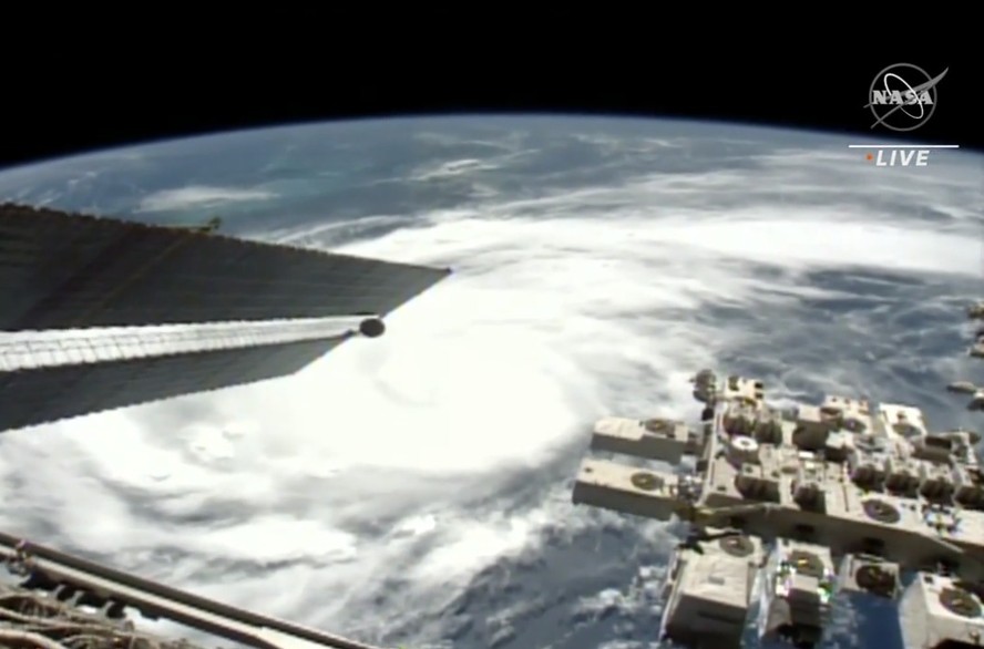 Vídeo da Nasa mostra furacão Idalia se aproximando dos EUA