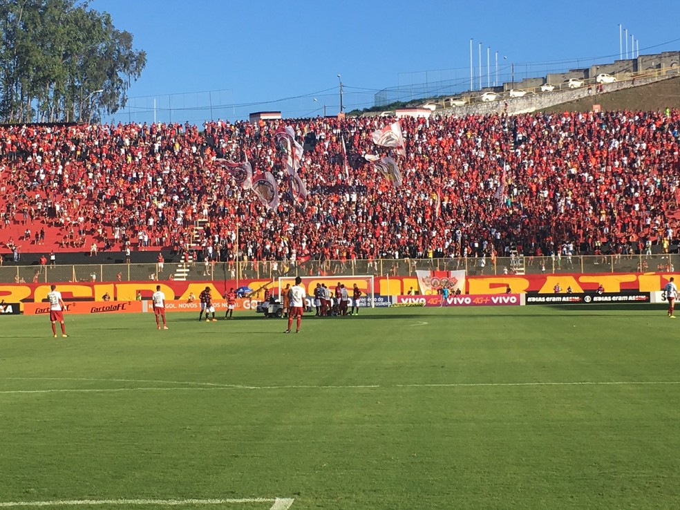Vitória encara o Palmeiras na quarta-feira, no Barradão (Foto: Moysés Suzart/Divulgação/EC Vitória)