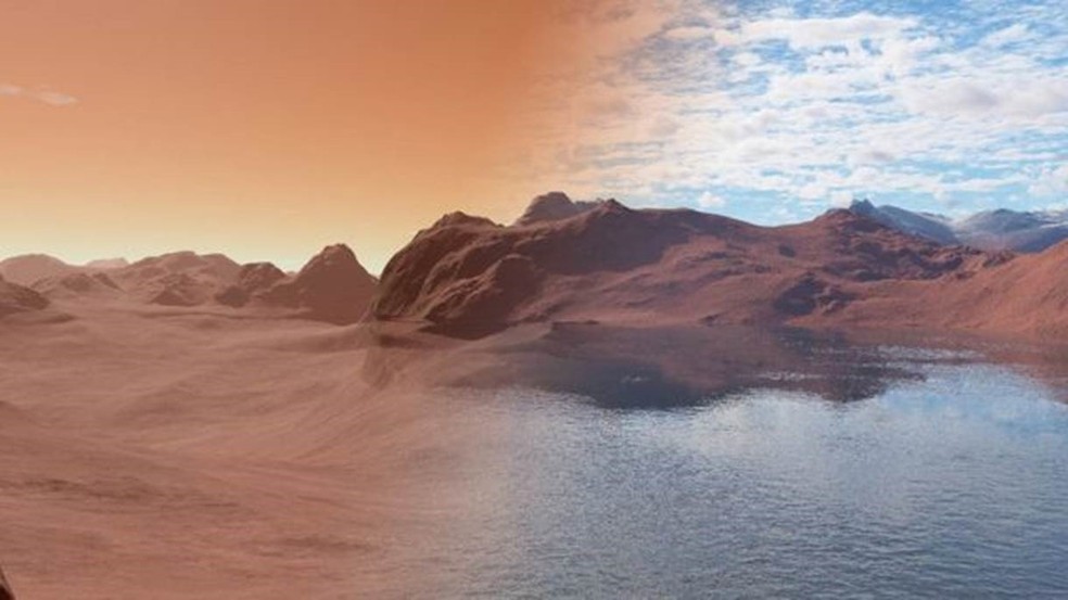 Superfície de Marte é árida e inóspita  (Foto: NASA/JPL/Universidad de Cornell )