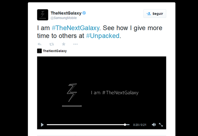 Samsung libera teaser sobre super pot?ncia do novo Galaxy (Foto: Reprodu??o/Barbara Mannara)