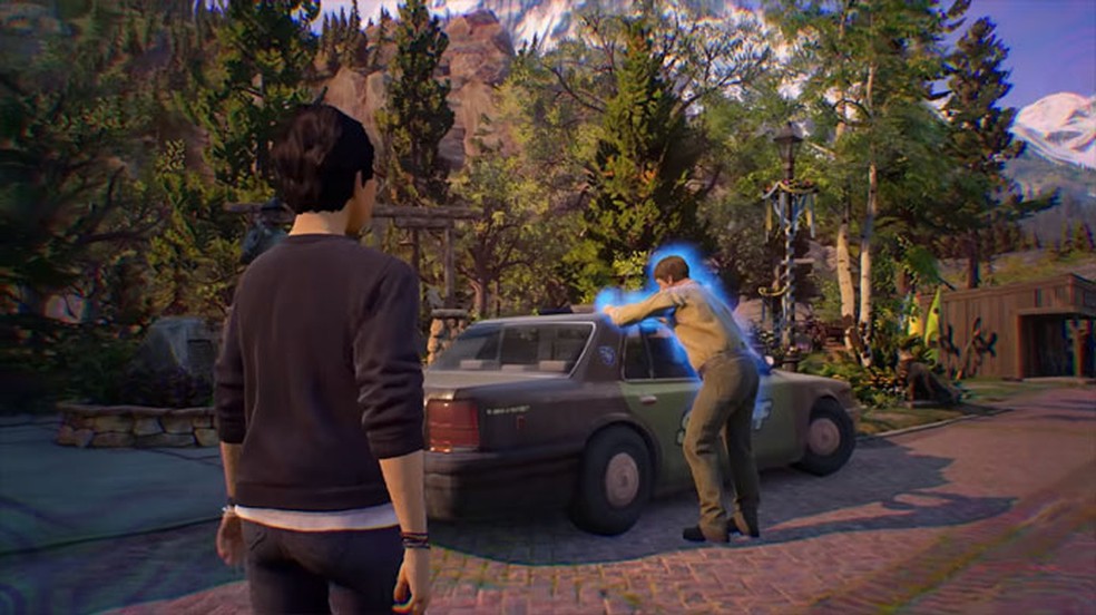 Em Life is Strange: True Colors a protagonista Alex consegue ver emoções das pessoas através de auras e ajudá-las — Foto: Reprodução/Square Enix Presents