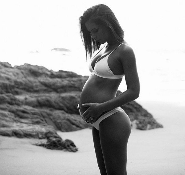 A modelo Brittny Ward quando ainda grávida de seu filho com o ex-piloto de Fórmula 1 Jenson Button (Foto: Instagram)