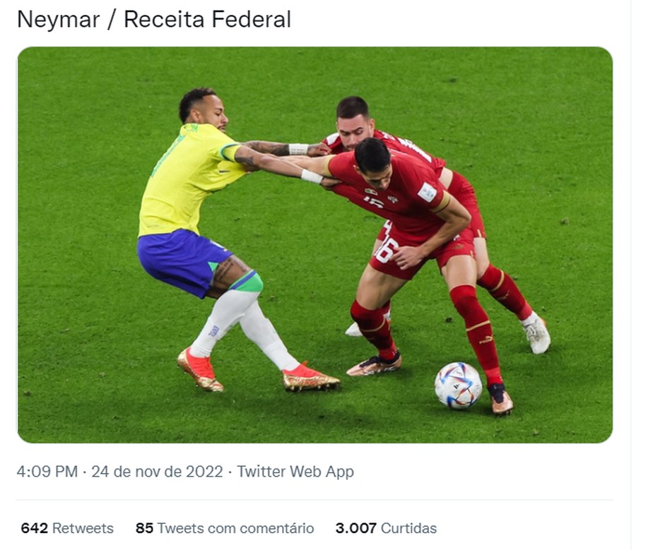 'Briga' entre Neymar e impostos gera memes em menos de 10 minutos de bola rolando