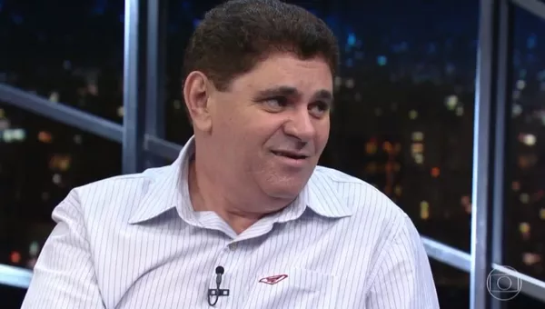 Humorista Batoré em entrevista ao Programa do Jô, em 2016. — Foto: Reprodução/TV Globo