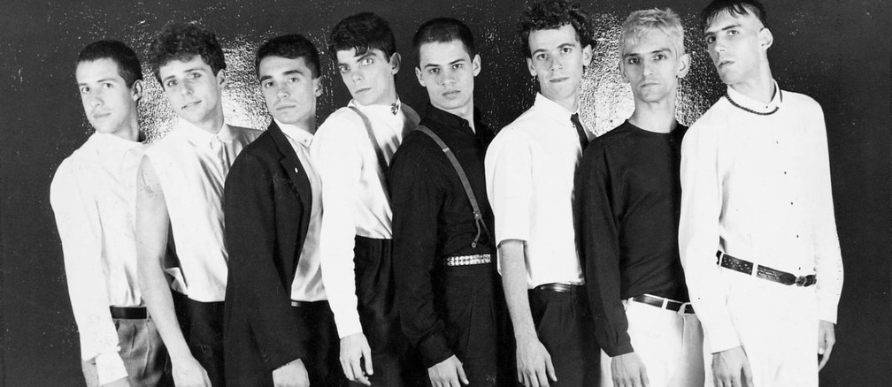 A banda Titãs na formação clássica da década de 1980 — Foto: Vânia Toledo / Divulgação
