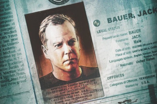 Jack Bauer na capa de nova revista (Foto: Divulgação)