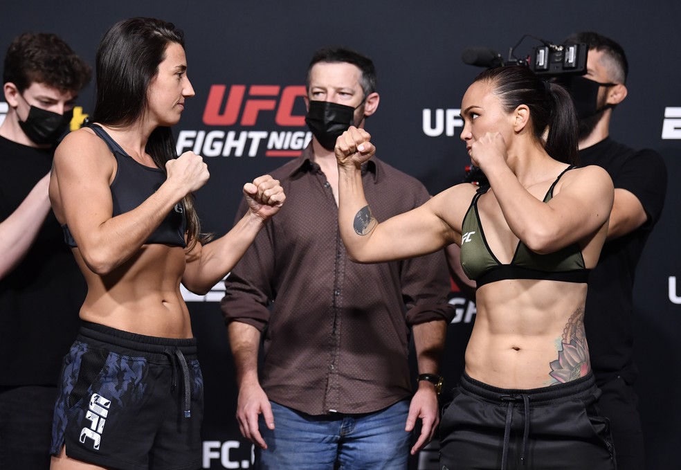 Marina Rodriguez lidera o evento contra Michelle Waterson — Foto: Getty Images