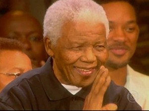 Nelson Mandela (Foto: TV Globo)