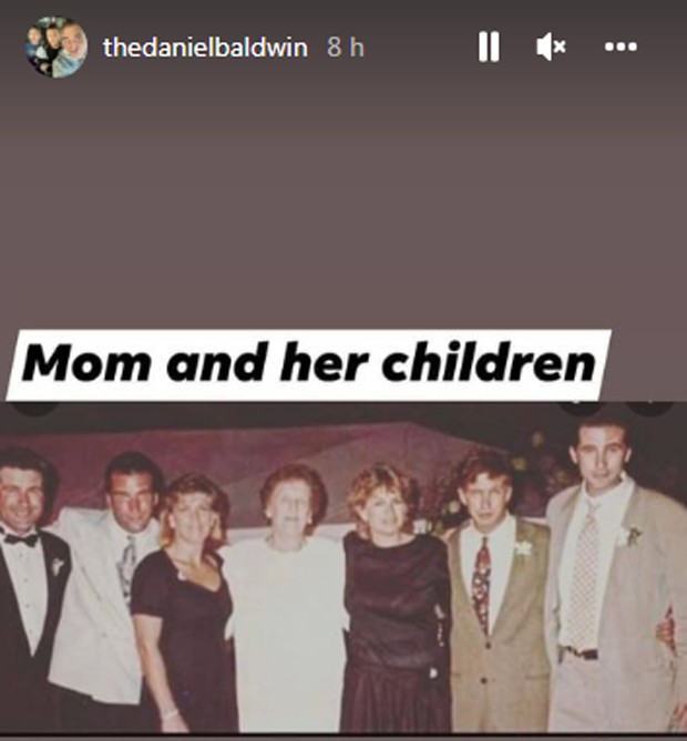 Daniel Baldwin posta sobre a morte da mãe, Carol M. Baldwin (Foto: Reprodução/Instagram)