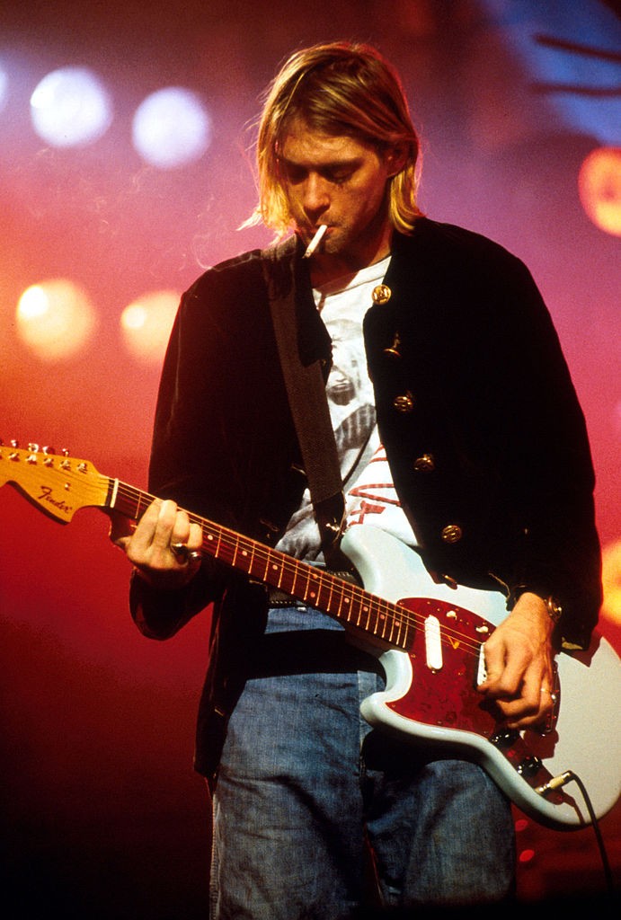 (NO TABLOIDS)    Kurt Cobain of Nirvana during Nirvana in New York, New York.  (Photo by Kevin Mazur/WireImage) (Foto: WireImage)