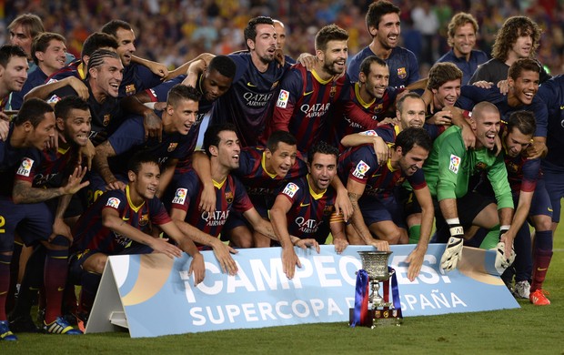 xavi taça barcelona x atletico madri campeão (Foto: EFE)