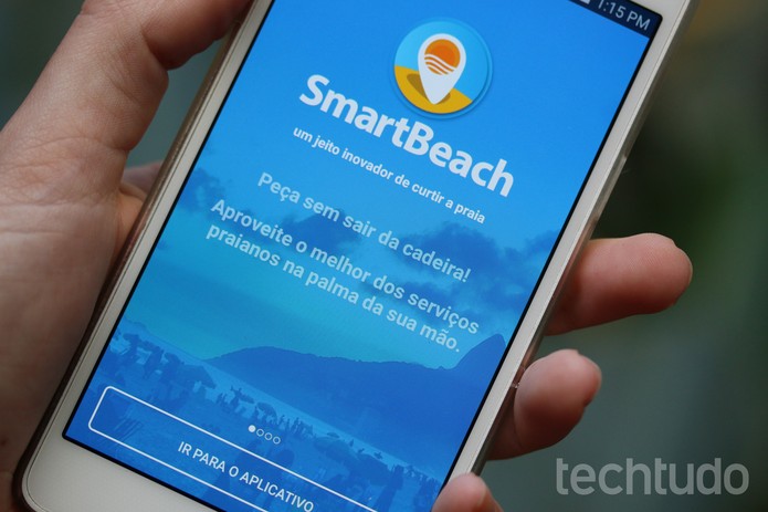 Você pode usar o SmartBeach para conhecer os serviços das praias cariocas (Foto: Aline Batista/TechTudo)
