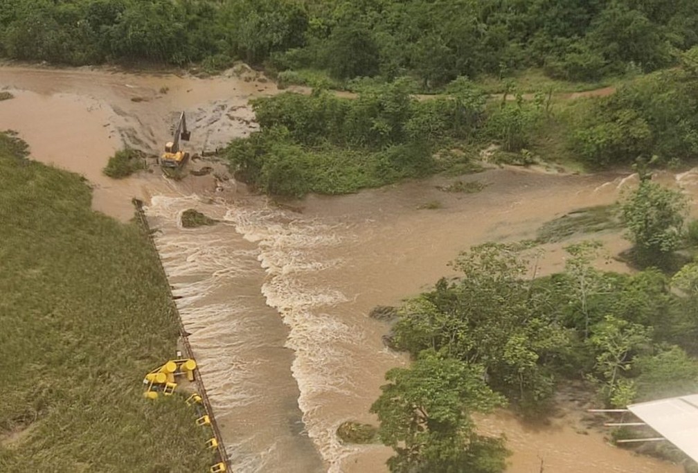 Tempestades devastaram regiões da zona rural de Confresa (MT) — Foto: Prefeitura de Confresa