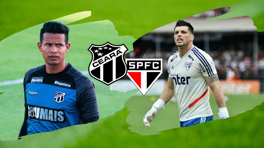 Ceara X Sao Paulo Diogo Silva E Volpi Estao Empatados No Quesito Defesas Dificeis Veja Numeros Brasileirao Serie A Ge