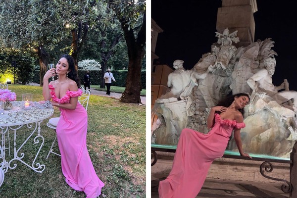 Vanessa Hudgens encanta em cliques na Itália (Foto: Reprodução/Instagram)