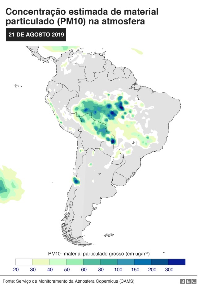 Mapa Amazônia (Foto: BBC)