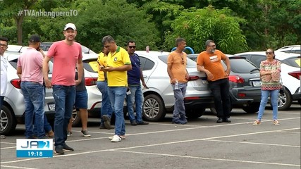 Motoristas de aplicativo se reúnem e cobram regulamentação da profissão em Araguaína