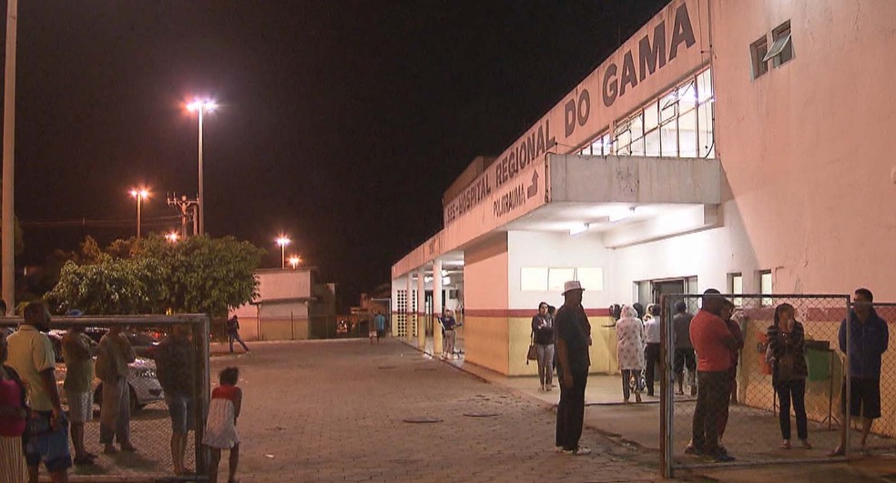 Fachada do Hospital Regional do Gama, no Distrito Federal — Foto: Letícia Carvalho/G1