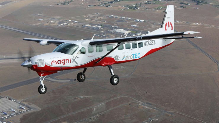 O Cessna 108B Grand Caravan elétrico usa o motor desenvolvido pela magniX (Foto: Divulgação)