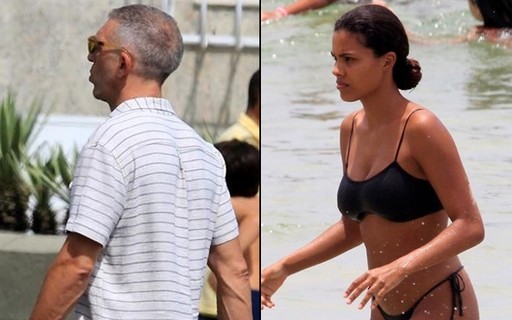 Vincent Cassel e a mulher curtem dia de praia no Rio de Janeiro