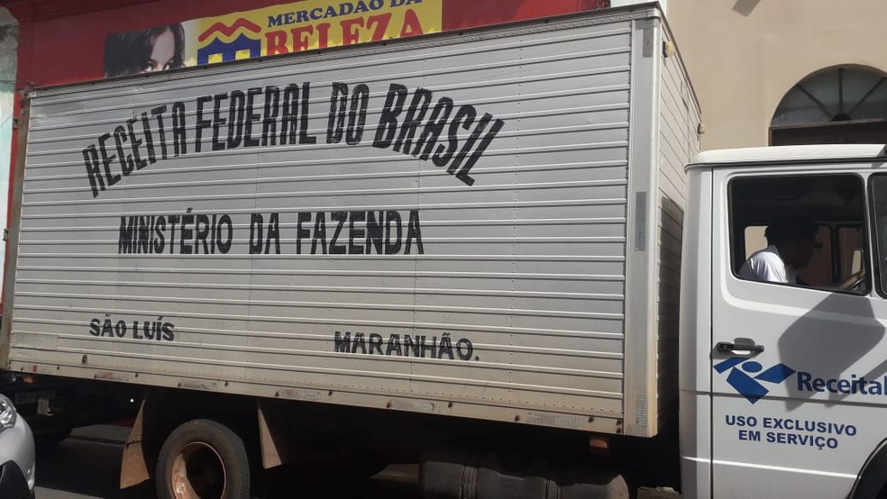 Polícia Civil e Receita Federal realizam operação de combate à pirataria em São Luís — Foto: Divulgação/Polícia Civil