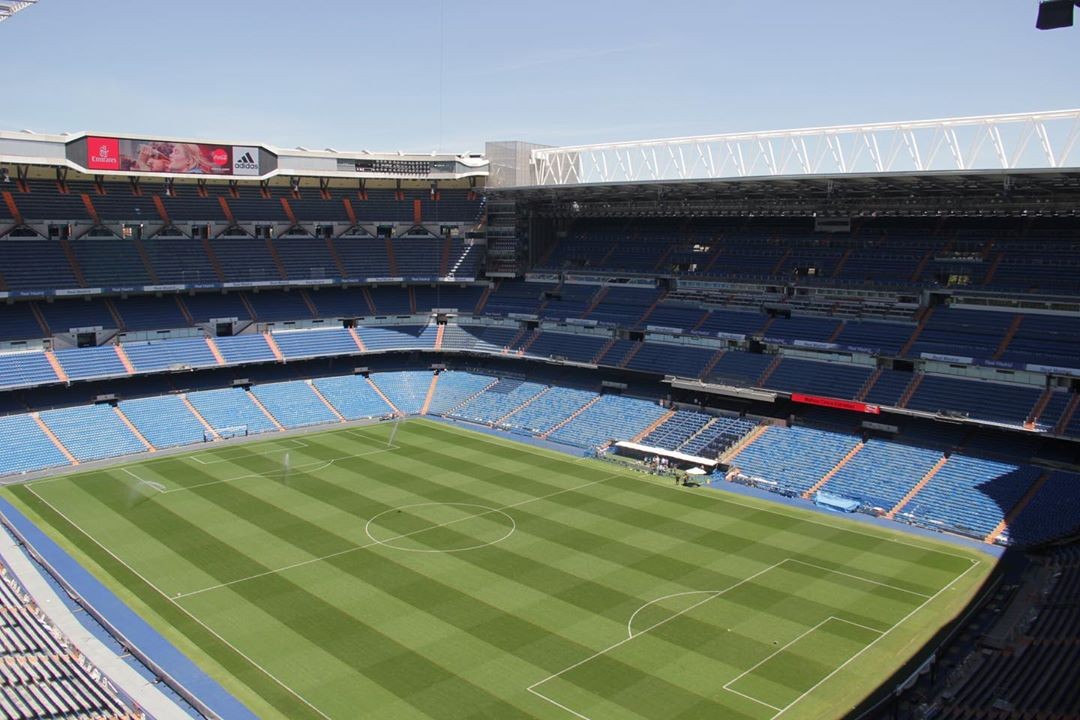 Estádio Santiago Bernabéu (Foto: Reprodução/Instagram)