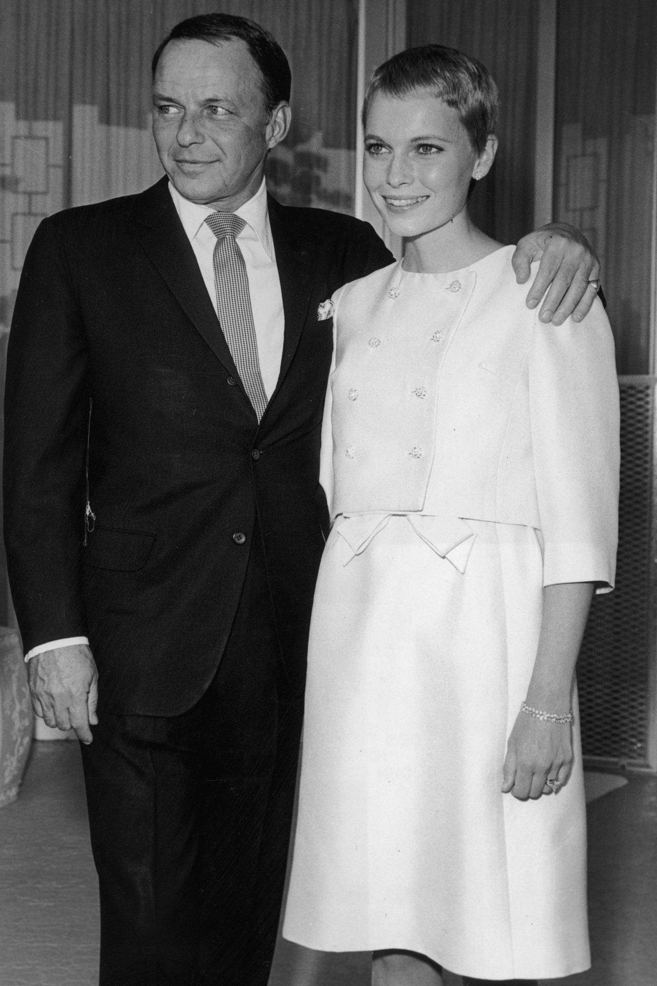 Frank Sinatra e Mia Farrow (Foto: Getty Images)