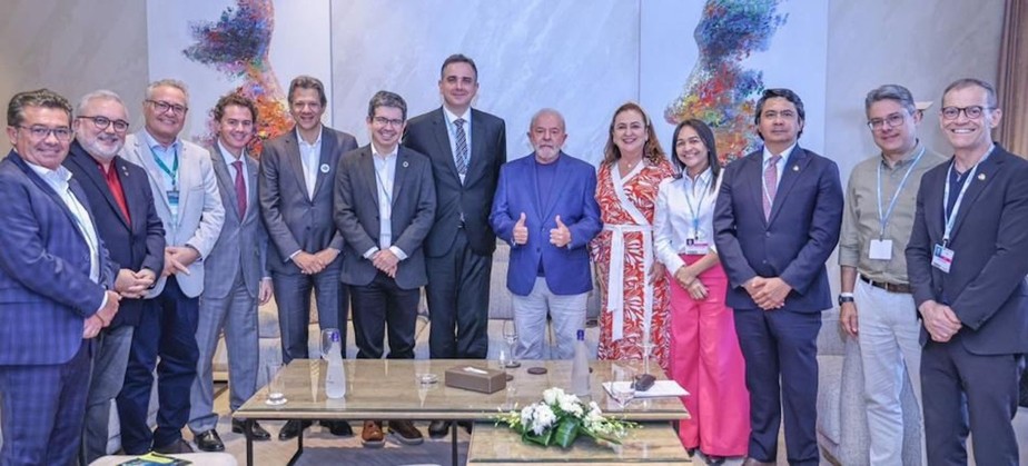 Senadores com Lula e ministro na COP 27