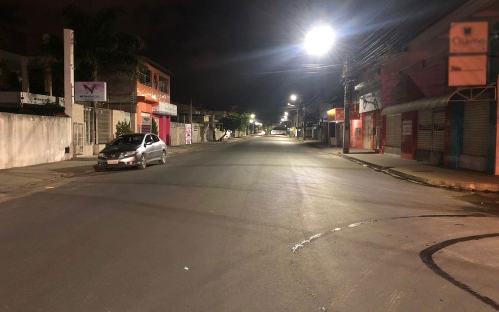 Toque de recolher é mantido das 21h às 6h em Rondônia.  — Foto: Bruna Evangelho/TV Subaé