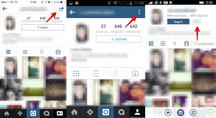 Bloqueando um seguidor no Instagram (Foto: Reprodução/Helito Bijora)