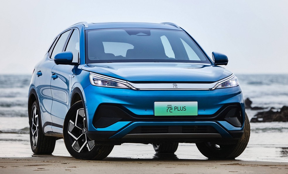 BYD Yuan Plus es un automóvil eléctrico con el precio de un SUV híbrido de tamaño mediano — Foto: Divulgación