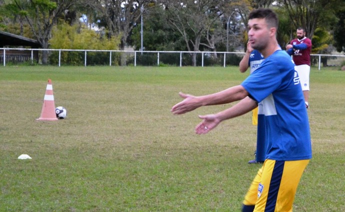 Cecel atacante São José dos Campos FC (Foto: Felipe Kyoshy/GloboEsporte.com)