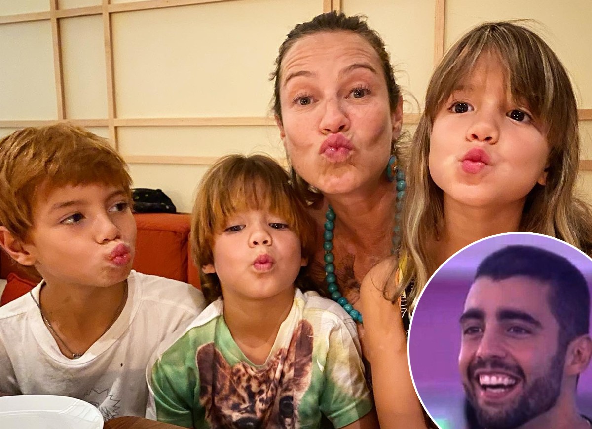Luana Piovani ficará com Dom, Bem e Liz enquanto Pedro Scooby fica confinado no BBB22 (Foto: Reprodução / Instagram e TV Globo)