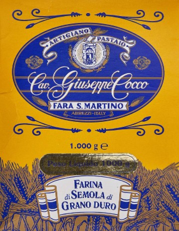 Farinha de Semola de Grano Durum, Giusepe Cocco (350g) (Foto: Reprodução/ Amazon)