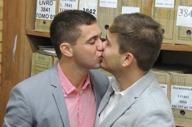 Pedro Figueiredo e Erick Rianelli se casam (Foto: Reprodução)