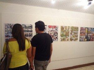 Público pode conferir uma exposição de artistas paraenses (Foto: Ingo Müller / G1)