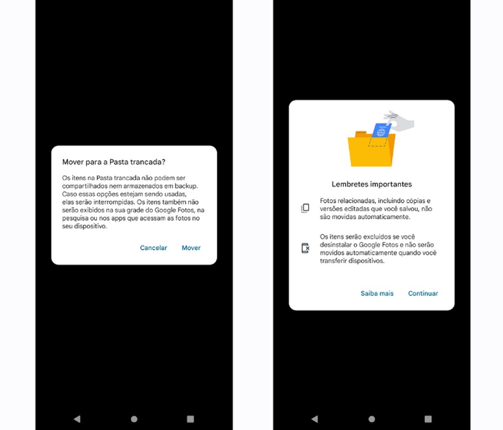 Android e iPhone possuem ferramentas nativas que ocultam contedos privados da galeria do celular   Foto: Reproduo/Mariana Tralback
