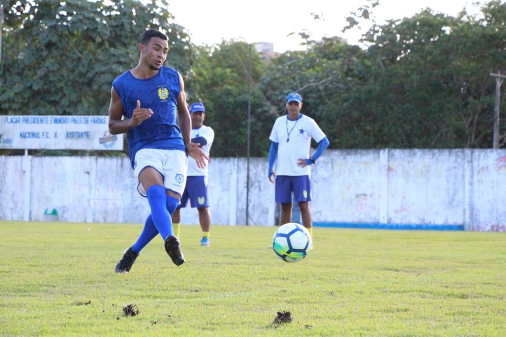 Bernardo disputou o Amazonense pelo Nacional e contava com prestígio da diretoria, mas foi liberado e acabou contratado pelo Fast — Foto: Milly Barreto/Nacional FC