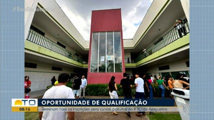 Termina nesta quinta-feira (2) as inscrições em cursos gratuitos no IFTO de Araguatins