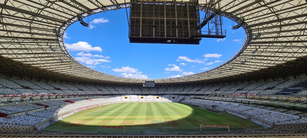 Estádio Mineirão vazio — Foto: Rafael Farias