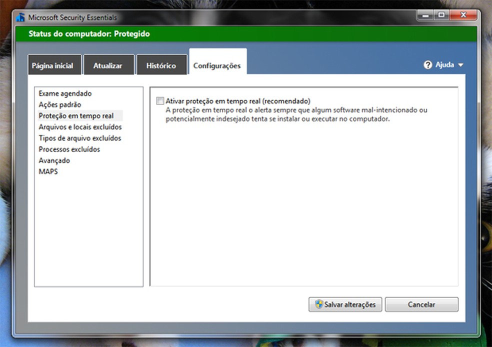 Como desativar o Microsoft Security Essentials | Dicas e ...