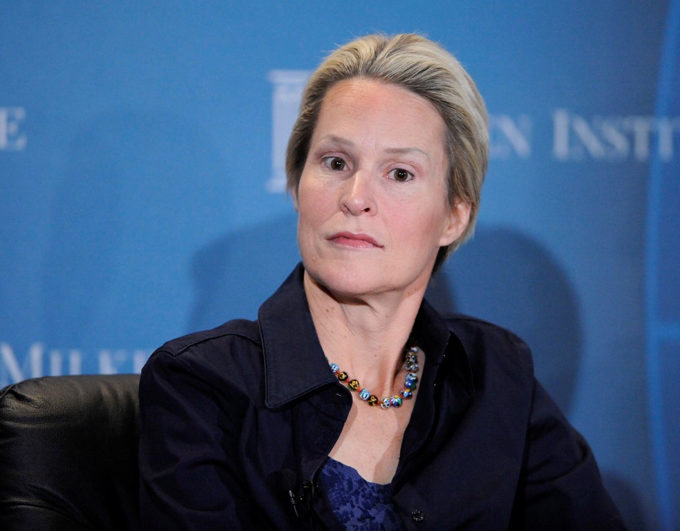 Frances Arnold, uma das ganhadoras do Nobel de Química em 2018 — Foto: Phil McCarten/Reuters/Arquivo