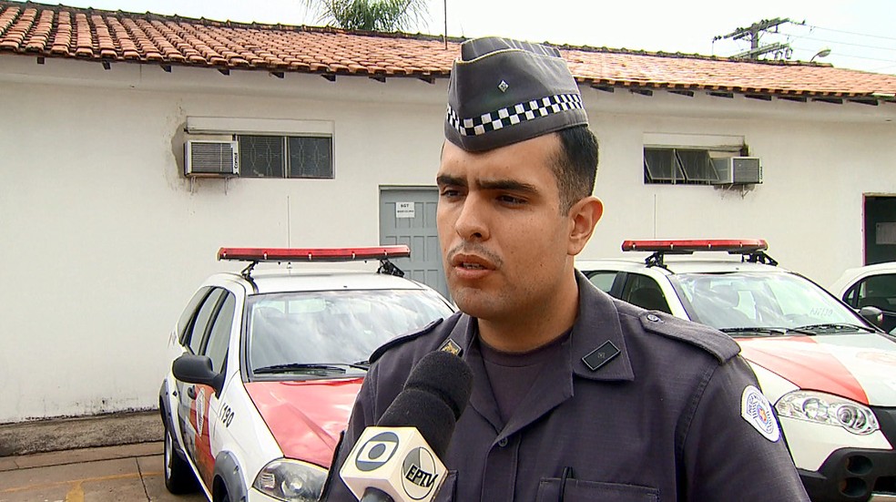 Tenente da PM relatou que casal estava alterado (Foto: Ronaldo Oliveira/EPTV)