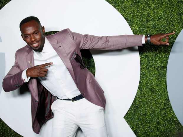 Usain Bolt em evento em Los Angeles, nos Estados Unidos (Foto: Danny Moloshok/ Reuters)